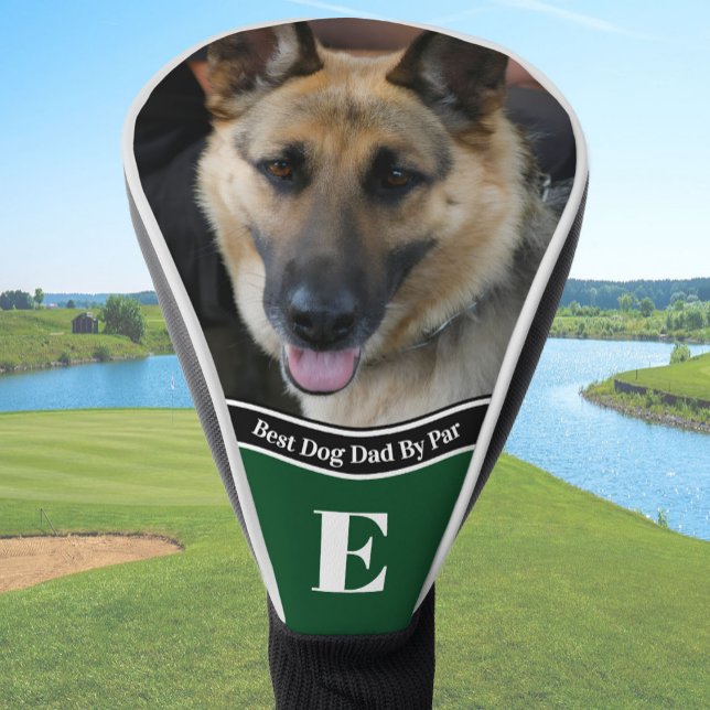 Personalized Best Dog Dad photo German Shepherd Golf Headcover (Von Creator hochgeladen)
