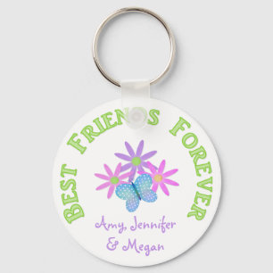 Personalized Best Friend Forever Keychain Schlüsselanhänger