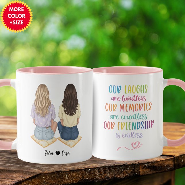 Personalized Best Friend Mug for Women | Funny Fri Tasse (Personalized Best Friend Mug for Women | Funny Friendship Gift)