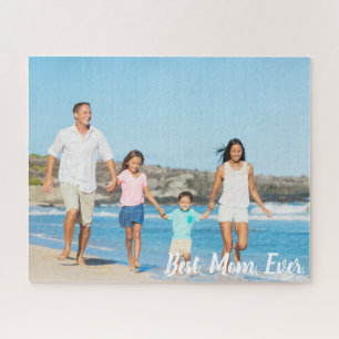 Personalized Best Mom Ever Custom Family Foto Puzzle