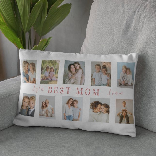 Personalized Best Mom Pillow | Custom Photos Dekokissen (Von Creator hochgeladen)