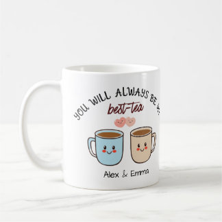 Personalized Best-Tea Couple Kaffeetasse