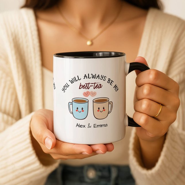Personalized Best-Tea Couple   Tasse (Von Creator hochgeladen)