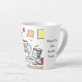 Personalized Best Teacher Thank You Gift Coffee Milchtasse