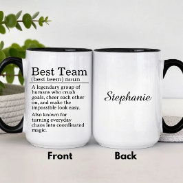 Personalized Best Team Definition Tasse