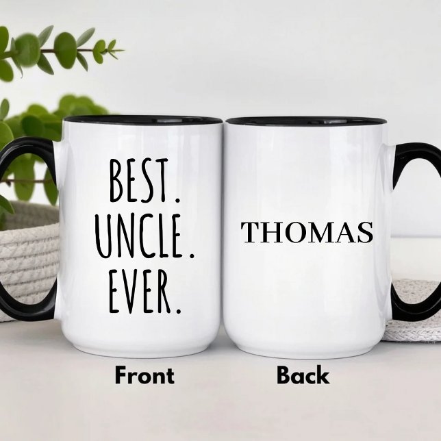 Personalized Best Uncle Ever  Tasse (Von Creator hochgeladen)