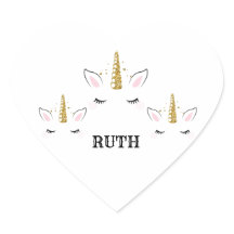 Personalized Birthday Unicorn Glitter Design with