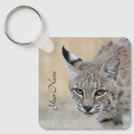 Personalized Bobcat Keychain - Add Your Name Schlüsselanhänger