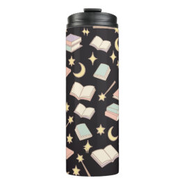 Personalized Bookish Girly Dark Magic Cute Name Thermosbecher