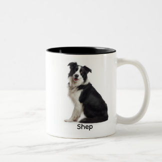 Personalized Border Collie “I Own You” Zweifarbige Tasse