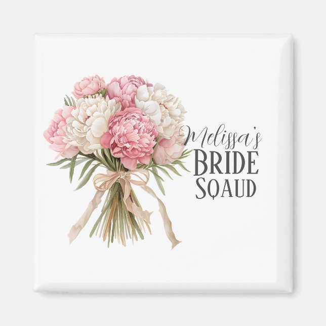Personalized Bride Squad Magnet (Vorne)