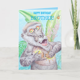Personalized Brother's Birthday Greeting Card Karte