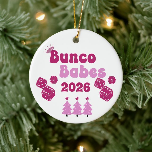Personalized Bunco Babe Annual Ornament (Baum)