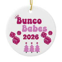 Personalized Bunco Babe Annual Ornament