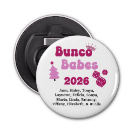 Personalized Bunco Babe  Flaschenöffner