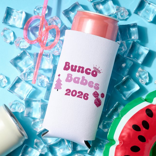 Personalized Bunco Babe  Selters Dosenkühler (In Situ Sommer)