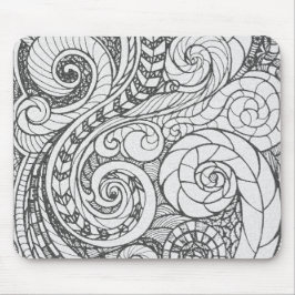 Personalized Busy Art Doodle Design Cover For The  Mousepad