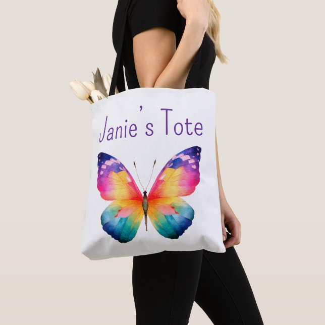 Personalized butterfly tote (Von Nahem)
