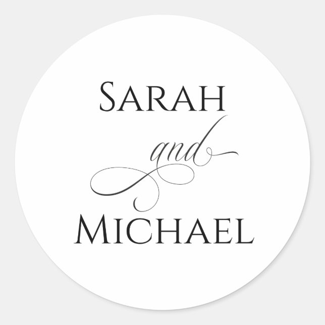 Personalized Calligraphy Stickers (Vorderseite)
