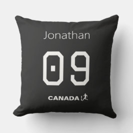 Personalized Canada Soccer Fan Room Decor Kissen
