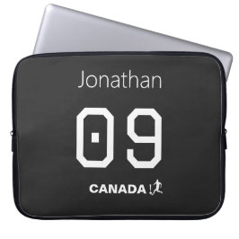 Personalized Canada Soccer Tech Protection Laptopschutzhülle