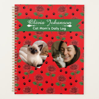 Personalized Cat Mom's Photo and Name Planer