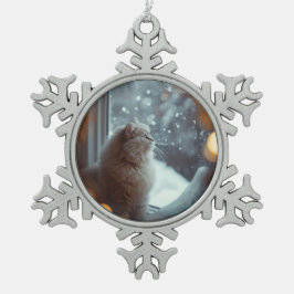 Personalized Cat Photo Christmas Ornament