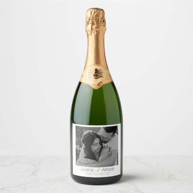 Personalized Champagne Bottle Label (Vorderseite)