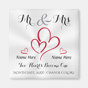 Personalized Cheap Wedding Favors for Guests Magnet