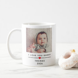 Personalized Child Photo Mug for Dad with Name Kaffeetasse