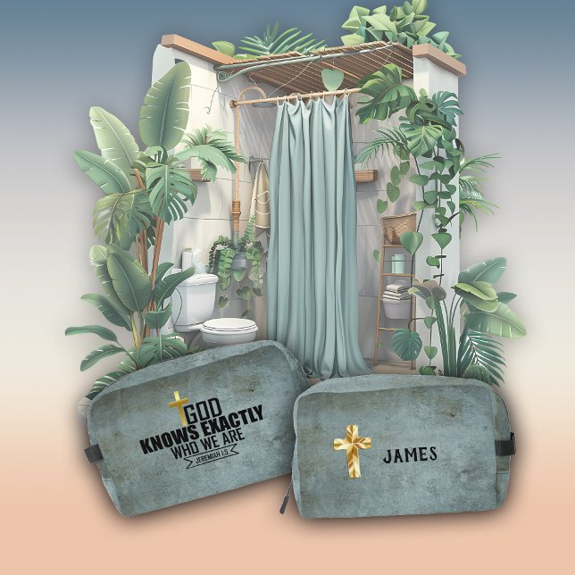 Personalized Christian - Jeremiah 1:5 Waschbeutel (Von Creator hochgeladen)