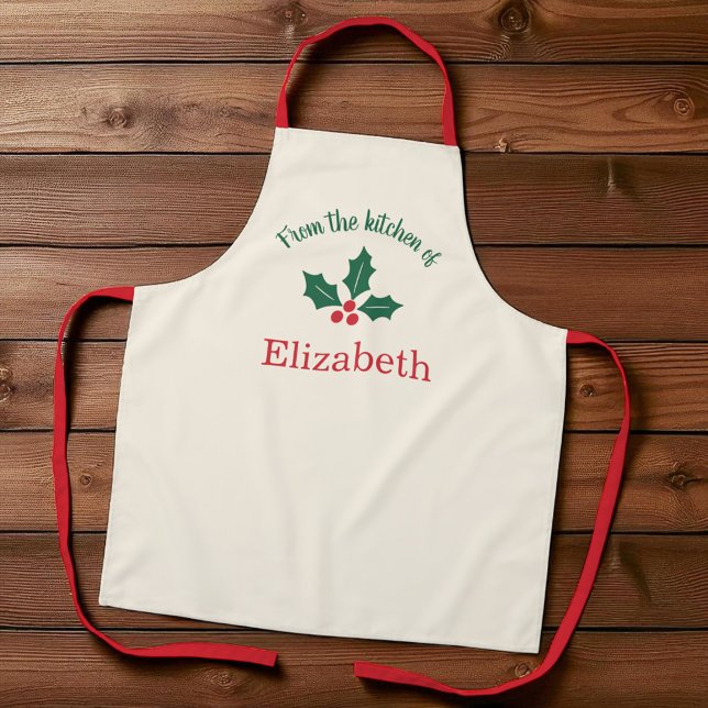 Personalized Christmas Apron From the Kitchen of Schürze (Von Creator hochgeladen)