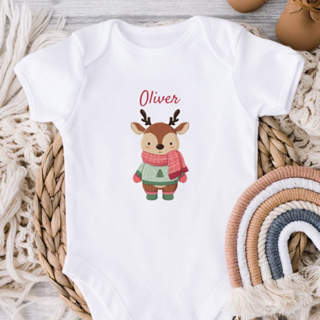 Personalized Christmas Baby Bodysuit  Strampler (Von Creator hochgeladen)