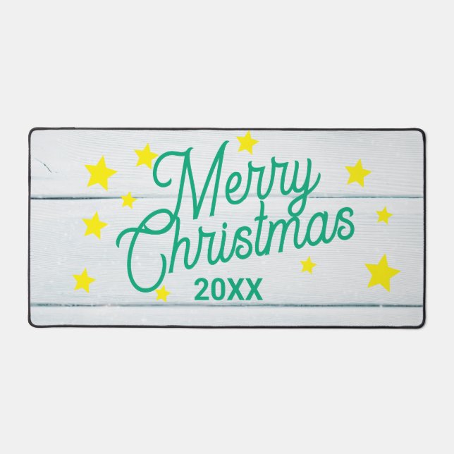Personalized Christmas Desk Mat Schreibtischunterlage (Vorderseite)