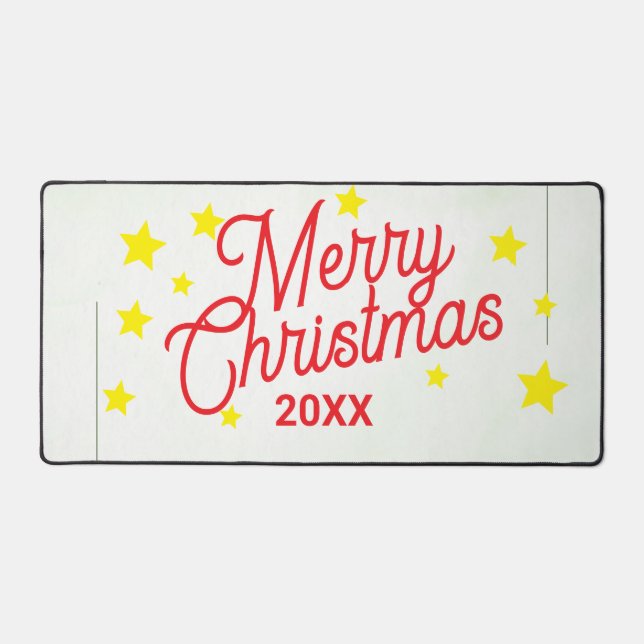 Personalized Christmas Desk Mat Schreibtischunterlage (Vorderseite)