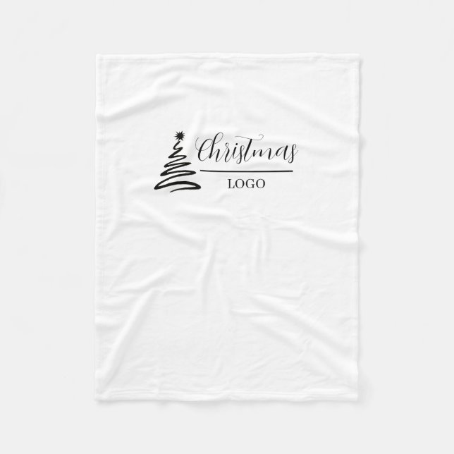 Personalized Christmas Gift Custom Modern T-Shirt Fleecedecke (Vorderseite)