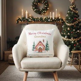 Personalized Christmas Grandma Pillow Gift Kissen