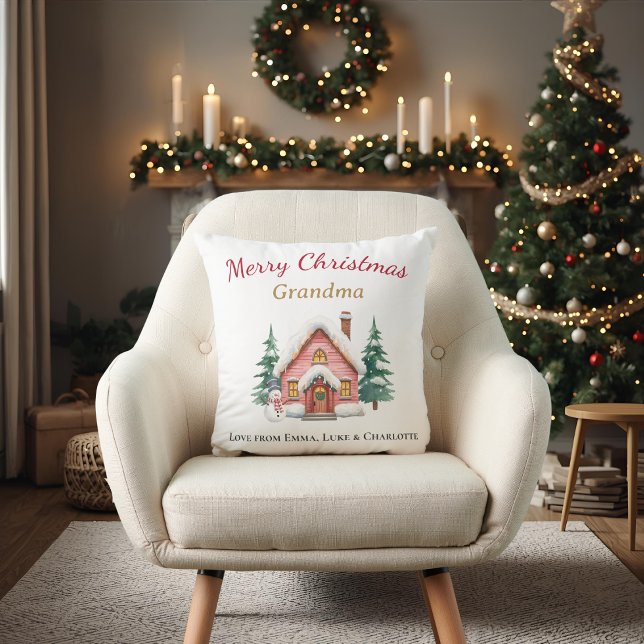 Personalized Christmas Grandma Pillow Gift Kissen (Von Creator hochgeladen)