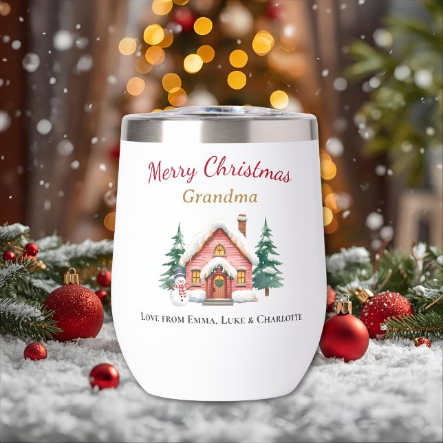 Personalized Christmas Grandma Tumbler Gift (Von Creator hochgeladen)