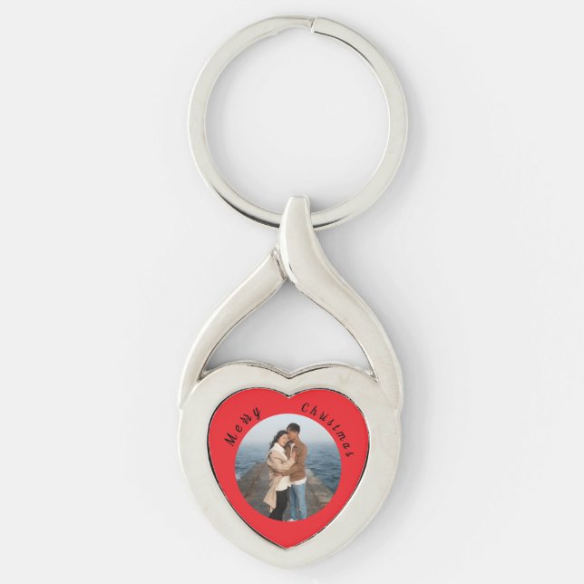 Personalized Christmas Keychain Schlüsselanhänger (Vorderseite)