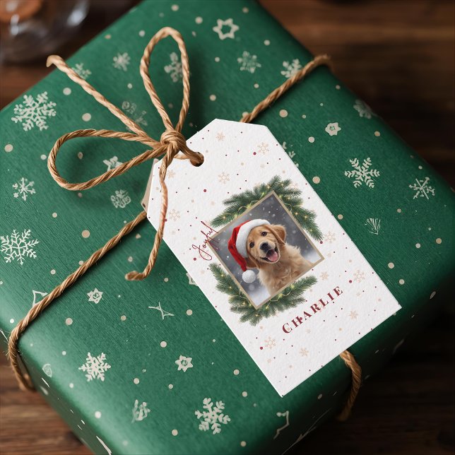 Personalized Christmas Pet Photo – Holiday  Geschenkanhänger (Von Creator hochgeladen)