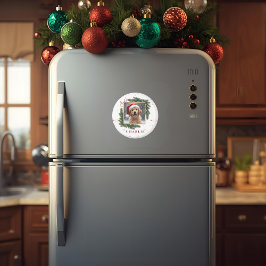 Personalized Christmas Pet Photo – Holiday Gift Magnet