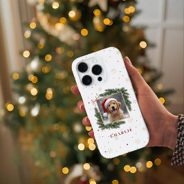 Personalized Christmas Pet Photo – Holiday iPhone 16 Pro Hülle