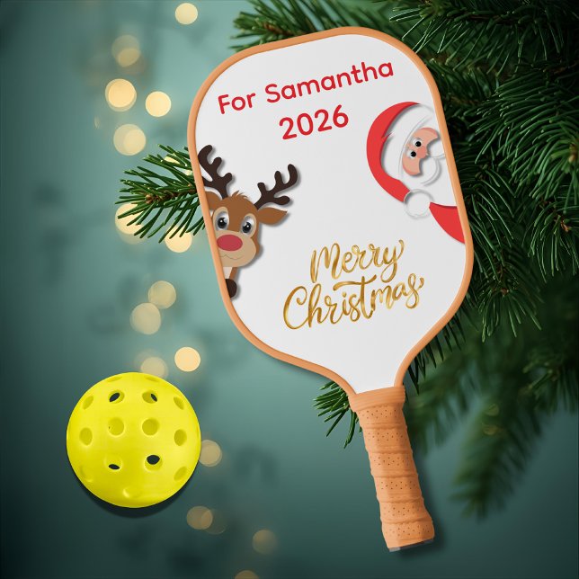 Personalized Christmas Pickleball Paddle 2026 (Von Creator hochgeladen)