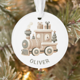 Personalized Christmas Train for Kids Ornament