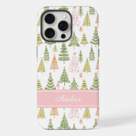 Personalized Christmas Tree Phone Case iPhone 15 Pro Max Hülle