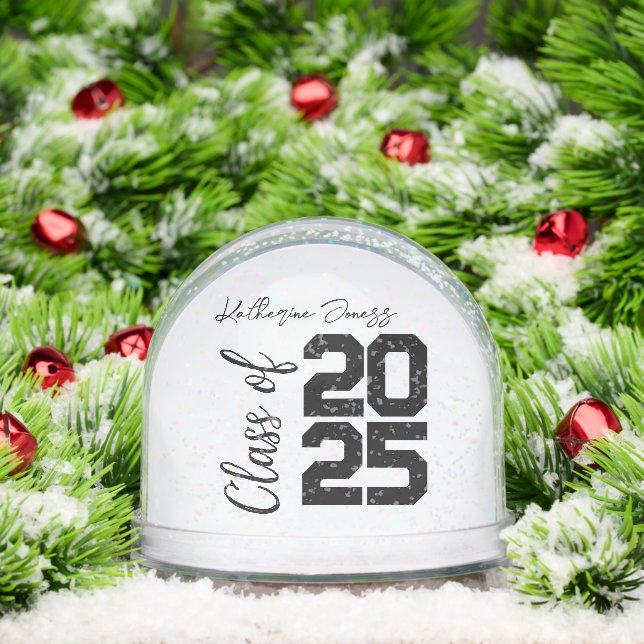 Personalized Class of 2025,A Timeless Graduation  Schneekugeln (Weihnachten)