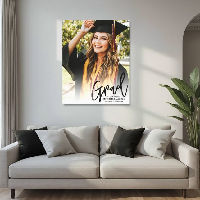 Personalized Class of 2026 Graduation Photo Leinwanddruck (Personalized Class of 2026 Graduation Photo Canvas Print )