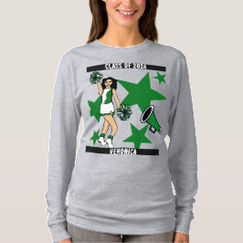 Personalized Class of Cheer Shirt Green 2