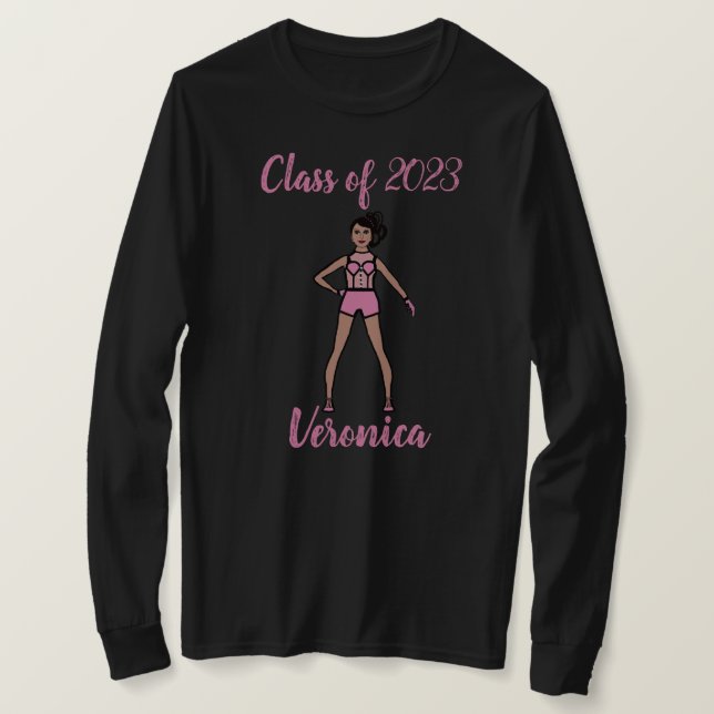 Personalized Class of Majorette Shirt CCandy (Design vorne)